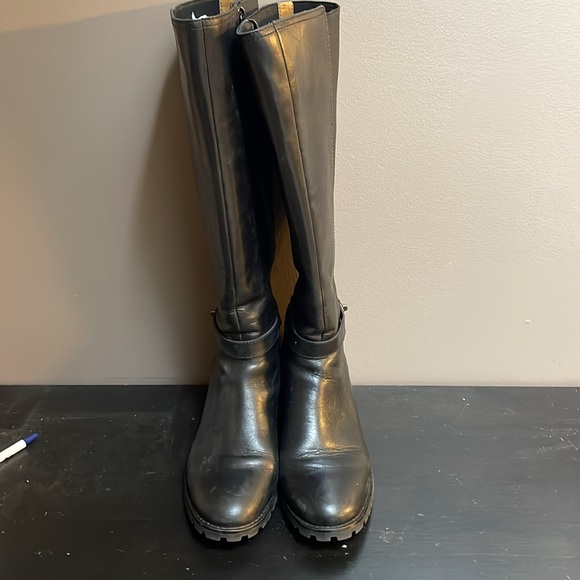 Black Coach Boots size 8 - Picture 3 of 8
